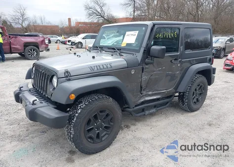 2017 Jeep Wrangler Willy Wheeler 4X4 from USA, damaged, VIN 1C4AJWAG4HL747496